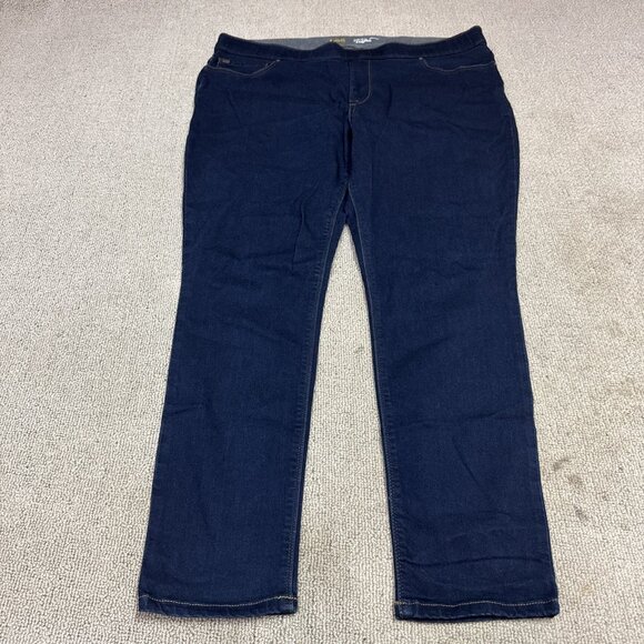 Lee Jeans Jegging Pull On Mid Rise Women’s Size 18 Short - Picture 1 of 12